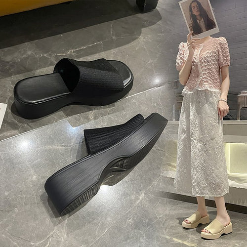 Dame Wedge-sandaler med ergonomisk fodseng og bred remparti Stilla