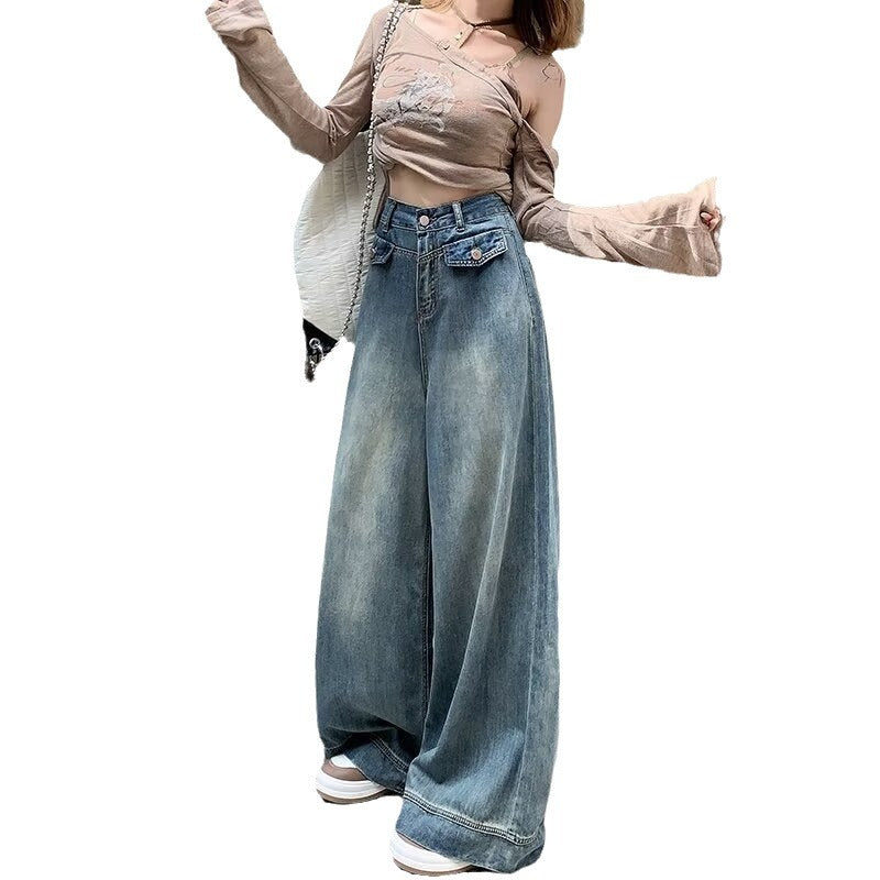 Kvindernes brede jeans Stilla