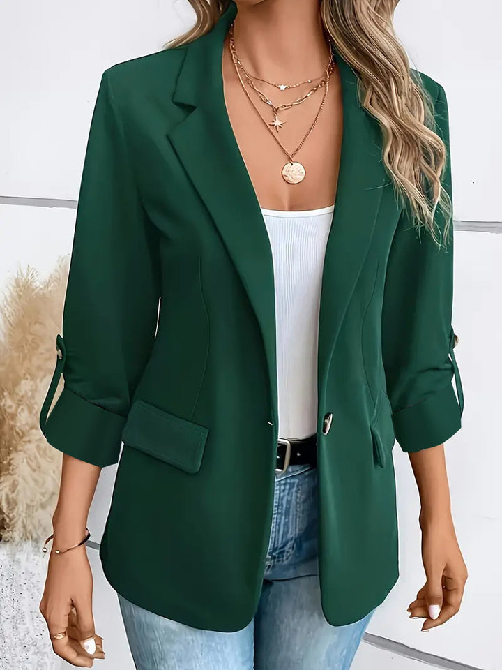 Dame elegant blazer med moderne snit og praktiske lommer Stilla
