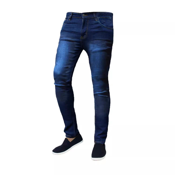 Herrer Slim Fit Jeans med elastisk materiale og moderne snit Stilla
