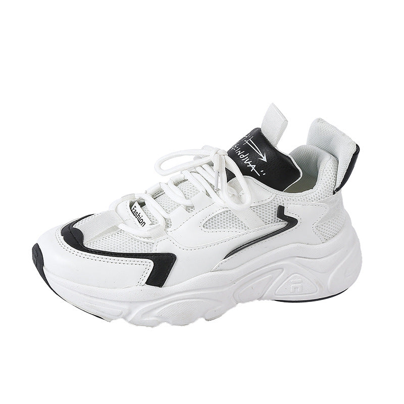 Dame Lettere Løbesneakers med åndbar Mesh-overflade og dæmpende sål Stilla