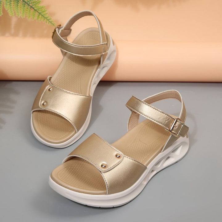 Dame Trendy Komfort-Sandaler med justerbar rem Stilla