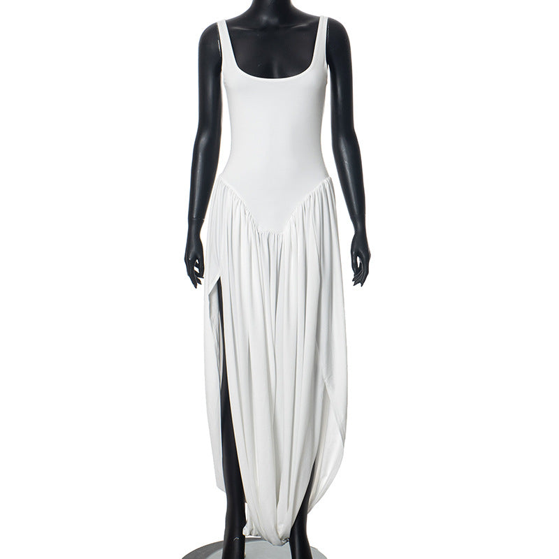 Femme Elegante Flydende Maxi Kjole Stilla