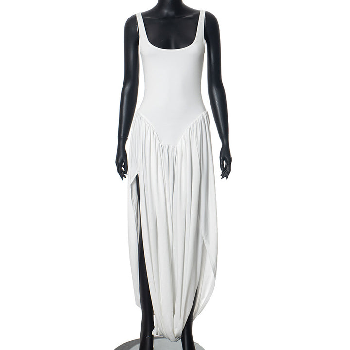 Femme Elegante Flydende Maxi Kjole Stilla