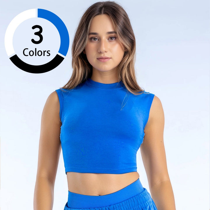 Dame Sporty Crop Top Skovae