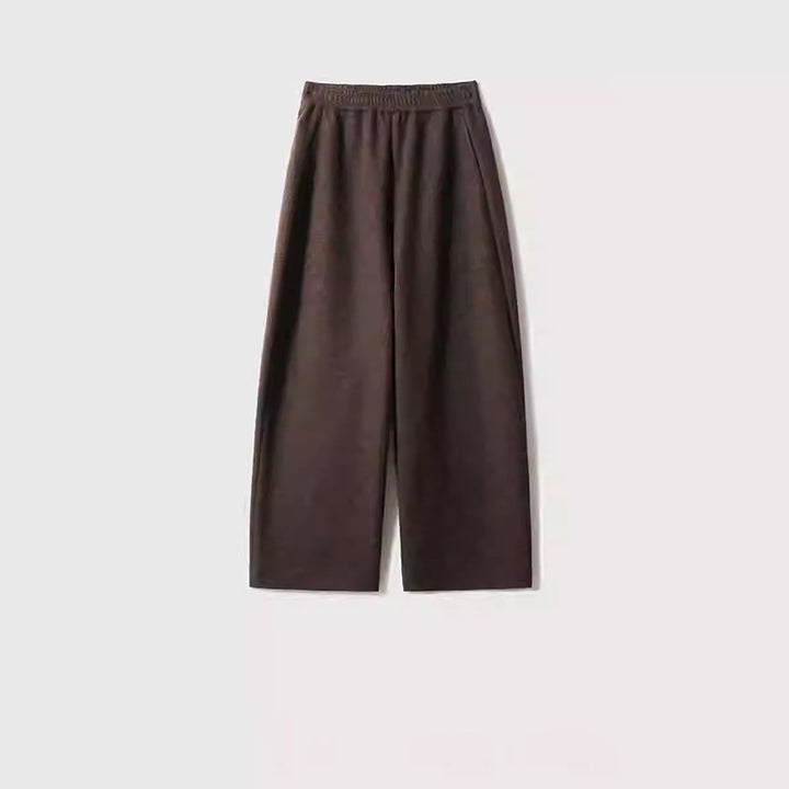 Dame elegant Culotte-bukser med vidt skåret ben og høj talje Stilla