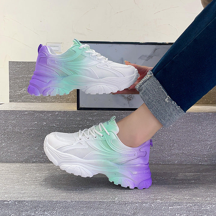 Dame Sporty Sneakers med innovativt farveforløb og komfortabel dæmpningsteknologi Stilla