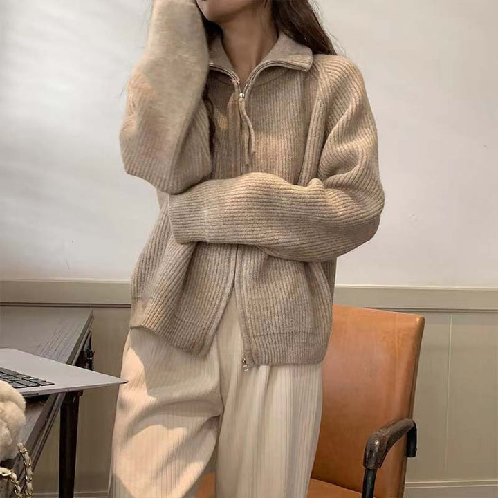 Femme Zip-Up Cardigan Stilla
