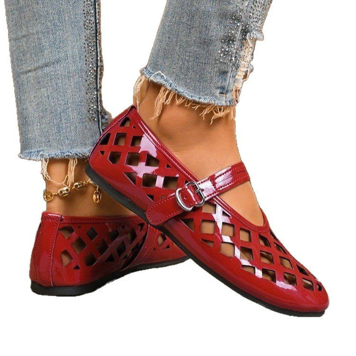 Dame Clogs med elastisk gitterdesign og komfortabelt fodseng Stilla