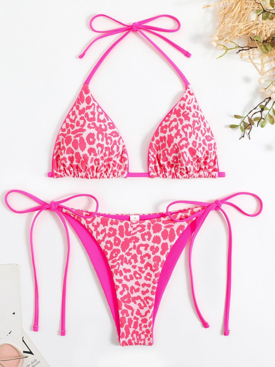 Dame Trekant Cut Tie-Sider Bikini Sæt Stilla