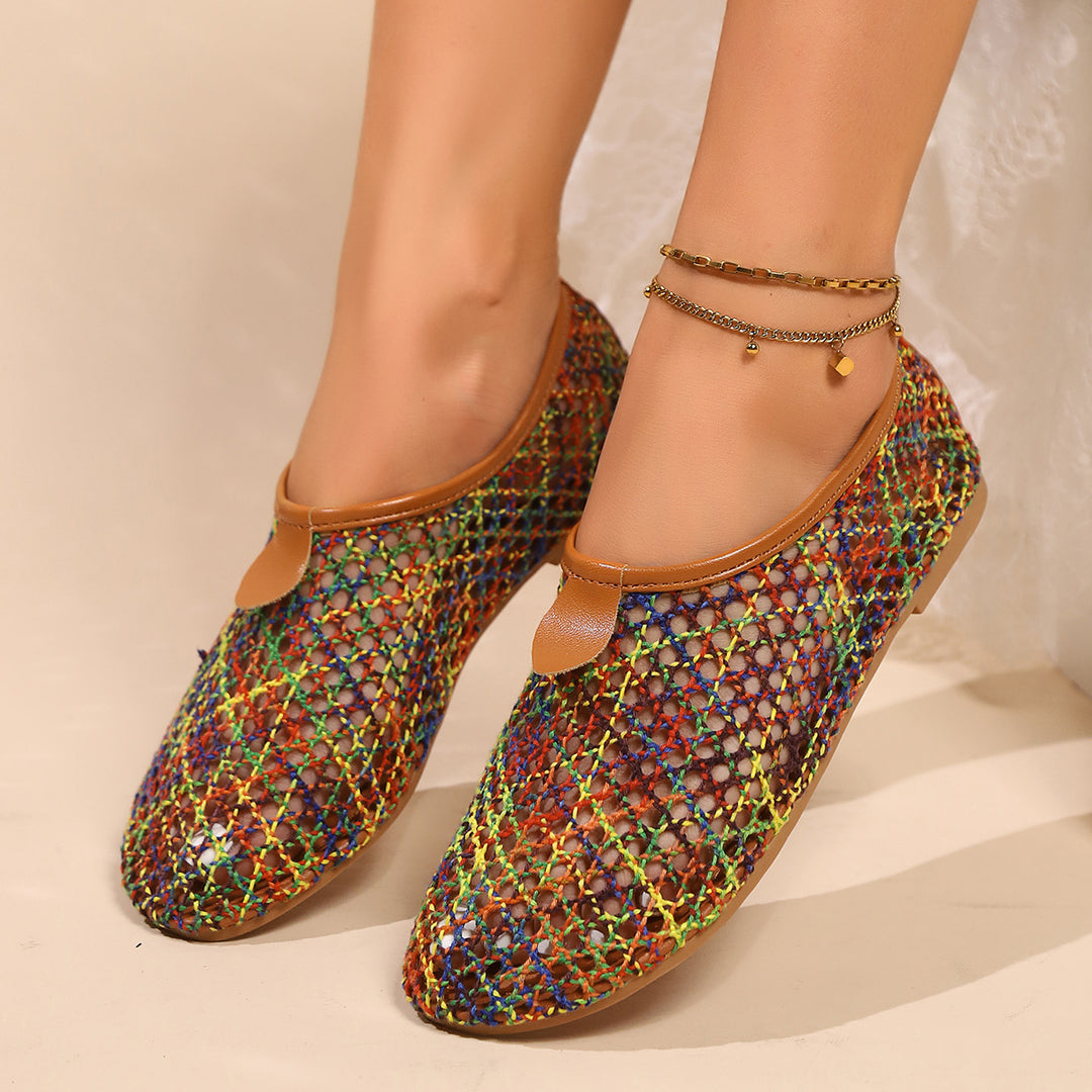 Dame net-sandaler Stilla