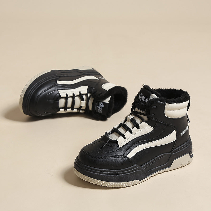 Dame Thermo Sneakers med foret skaft og skridsikker sål Stilla
