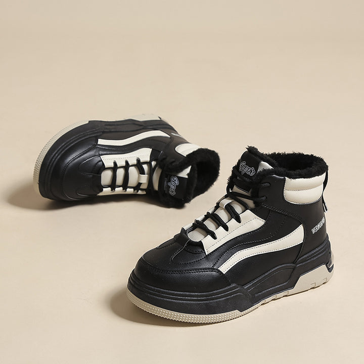 Dame Thermo Sneakers med foret skaft og skridsikker sål Stilla
