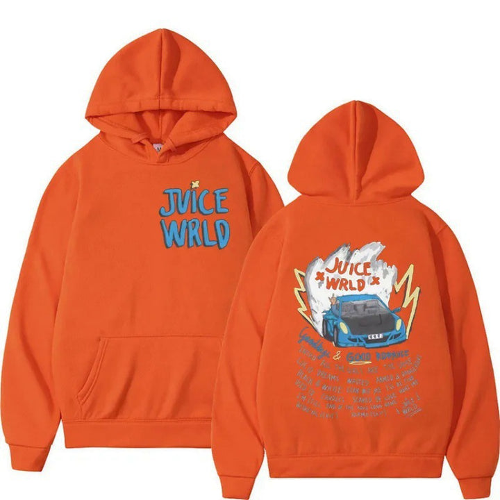 Kvinders hoodie med kreativ grafisk design og komfortabel pasform Skovae