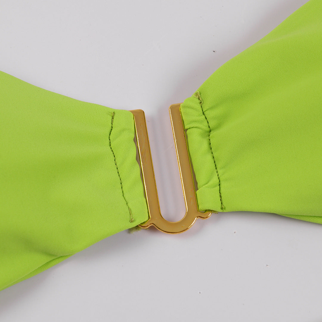 Dame Bikini-sæt med stilfuld knude og elegant design Stilla