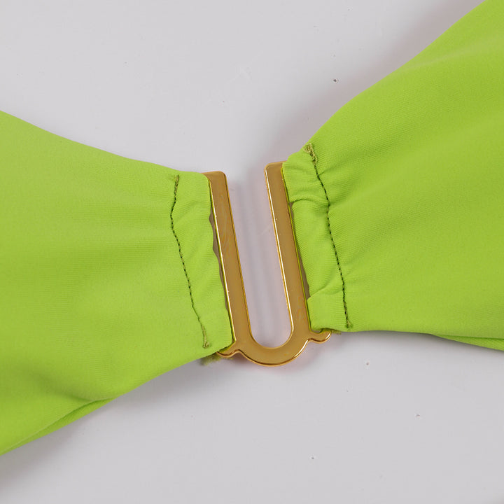 Dame Bikini-sæt med stilfuld knude og elegant design Stilla