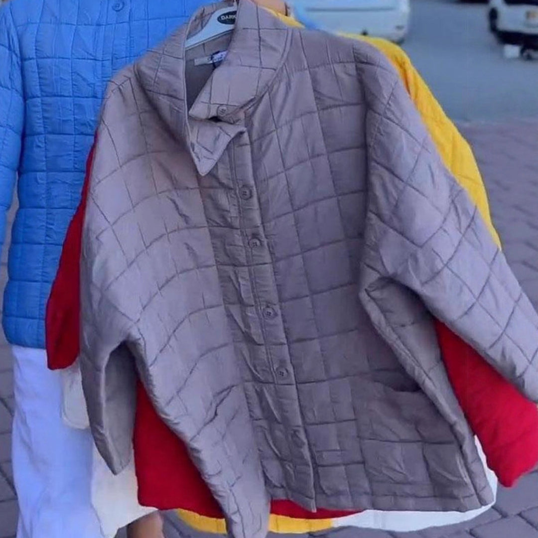 Kvinders quilted vinterjakke med let foer Stilla