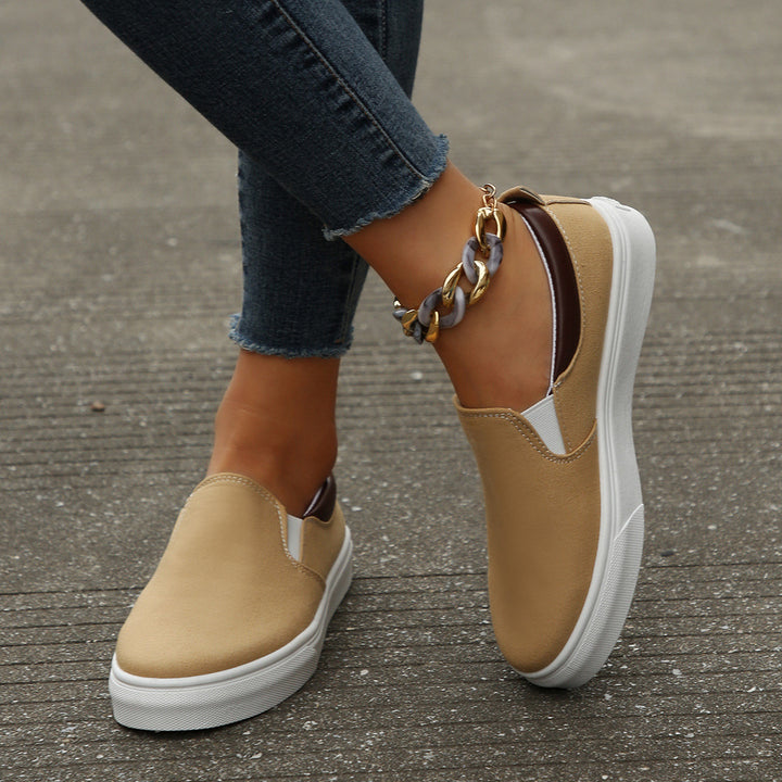 Dame Slip-On Fritidssko med elastisk indgang og skridsikker sål Stilla