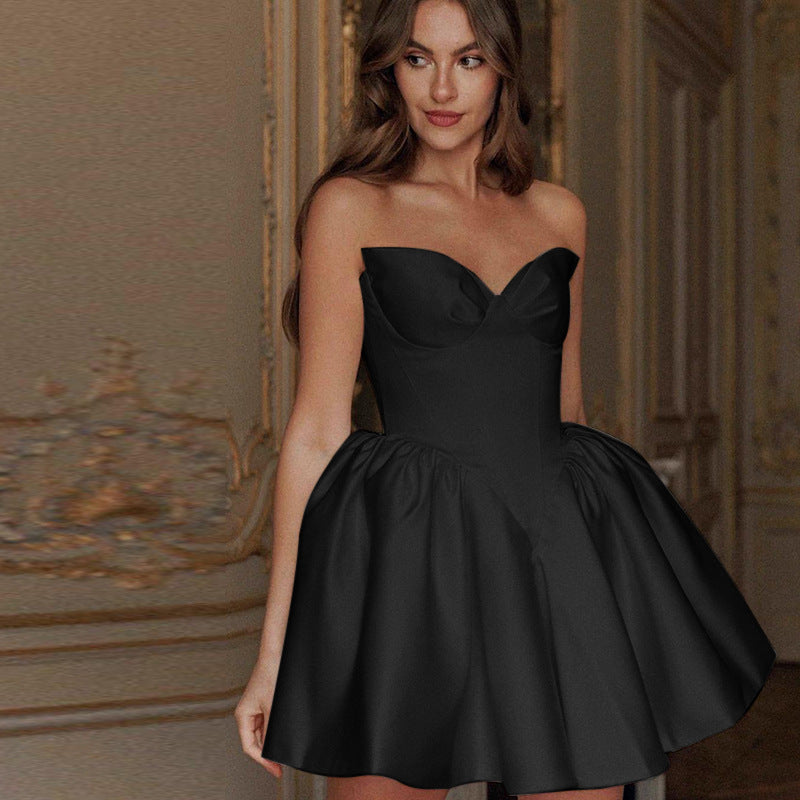 Dame Strapless Hjertekjole Ballgown Stilla