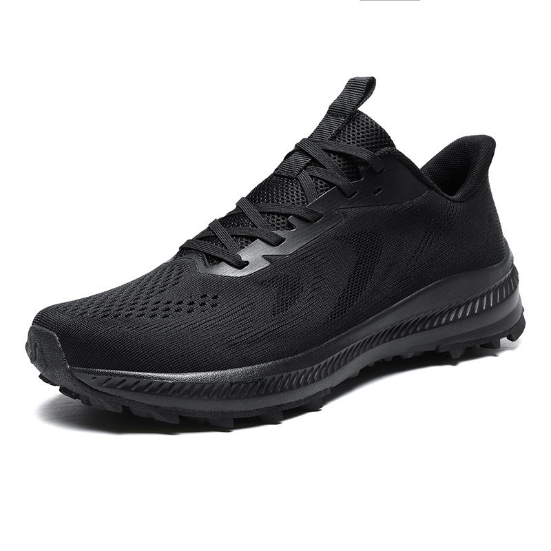 Unisex lette strik trekking sneakers med udtalt profilsål og reaktiv dæmpning Skovae