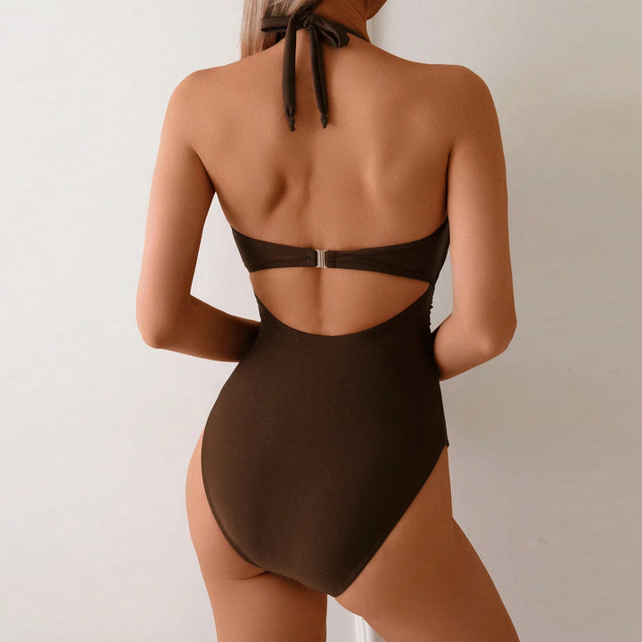 Damer Højhalset Bikini med modige Ruffle-detaljer Stilla