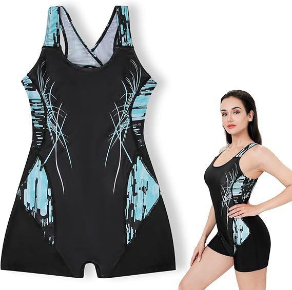 Dame Sportslig one-piece badedragt Skovae
