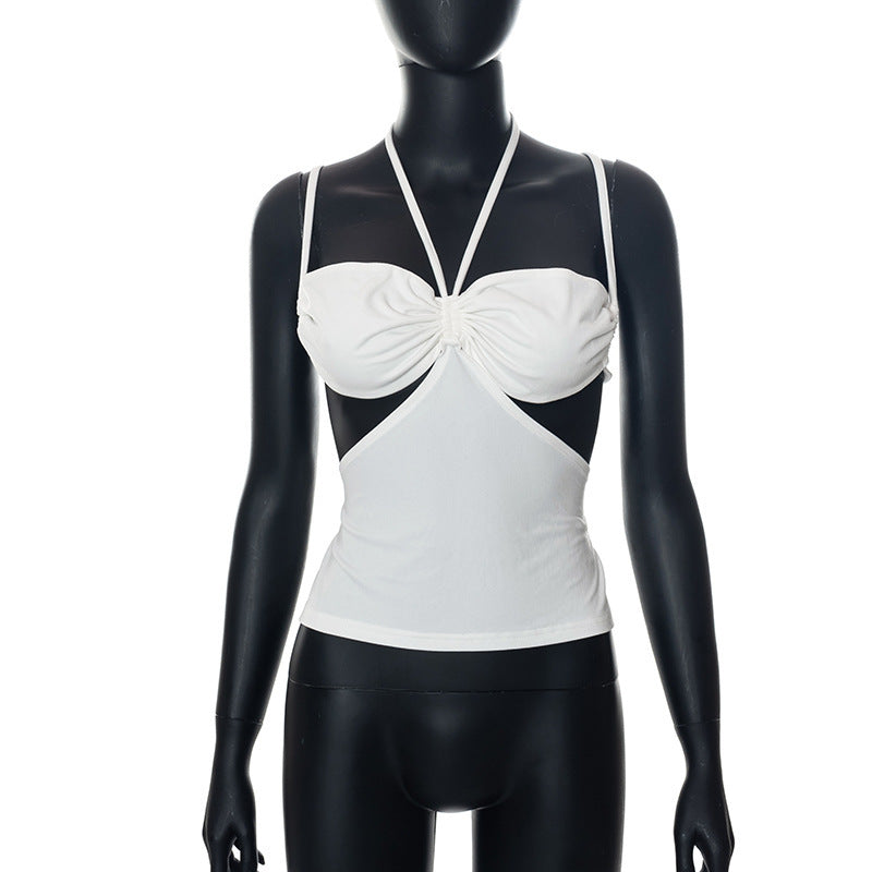Dame Sexy Crop Top med raffineret snit Stilla
