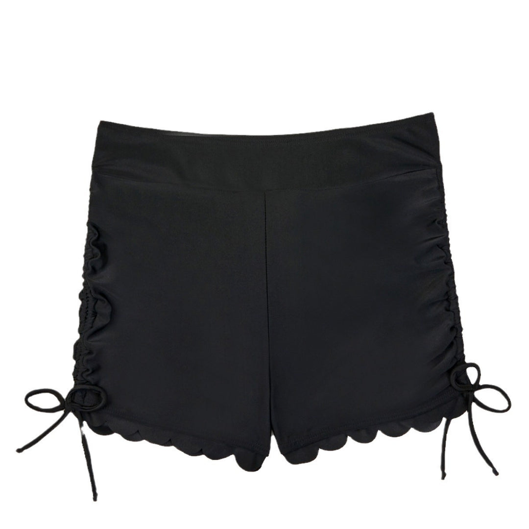 Dame badetights med justerbart rynkedesign Skovae