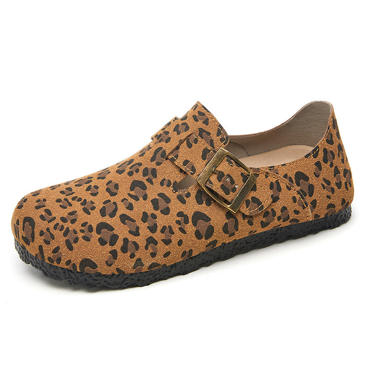 Dame Bekvemme Clogs med moderne Leopardmønster Stilla