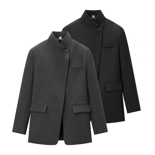 Kvinders Mode Blazer Jakke i Casual Stil med Praktiske Lommer Stilla