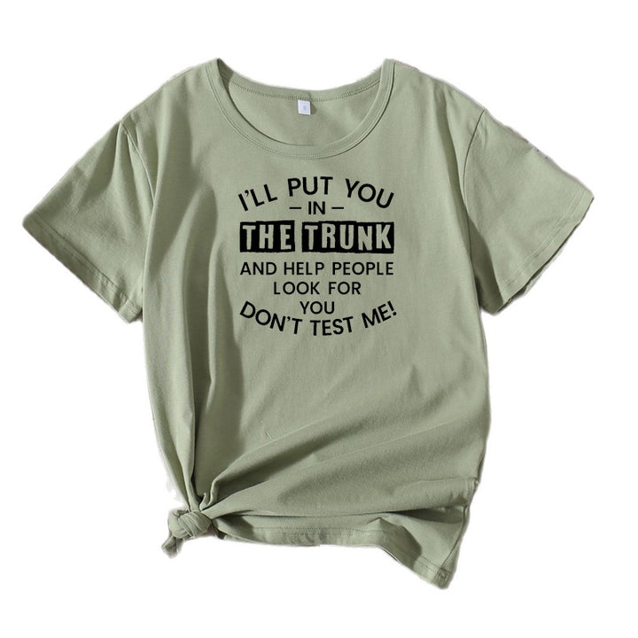 Dame Casual Statement Grafik T-shirt Stilla