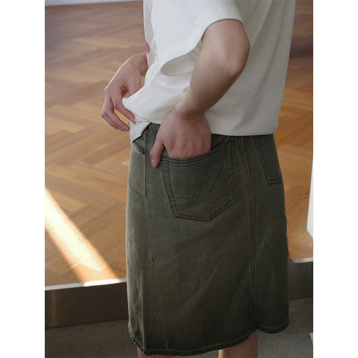 Dame Utility-style Bukser med sidelommere og elegant pasform Stilla