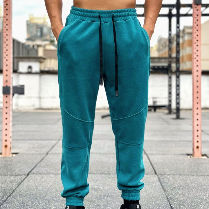 Herrer Sporty Sweatpants med elastisk talje og side lommer Stilla