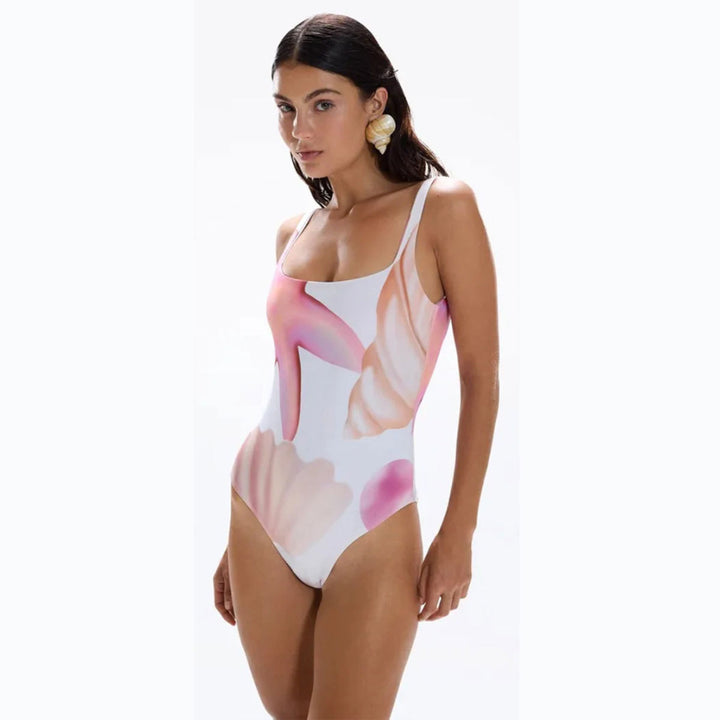 Dame Én-delt Badeanstalt med elegant design og feminine mønstre Stilla