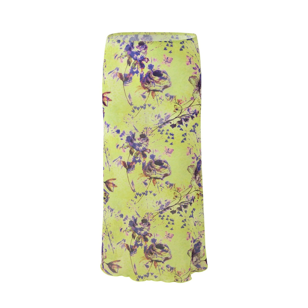 Dame omslagskjole med blomsterprint Skovae