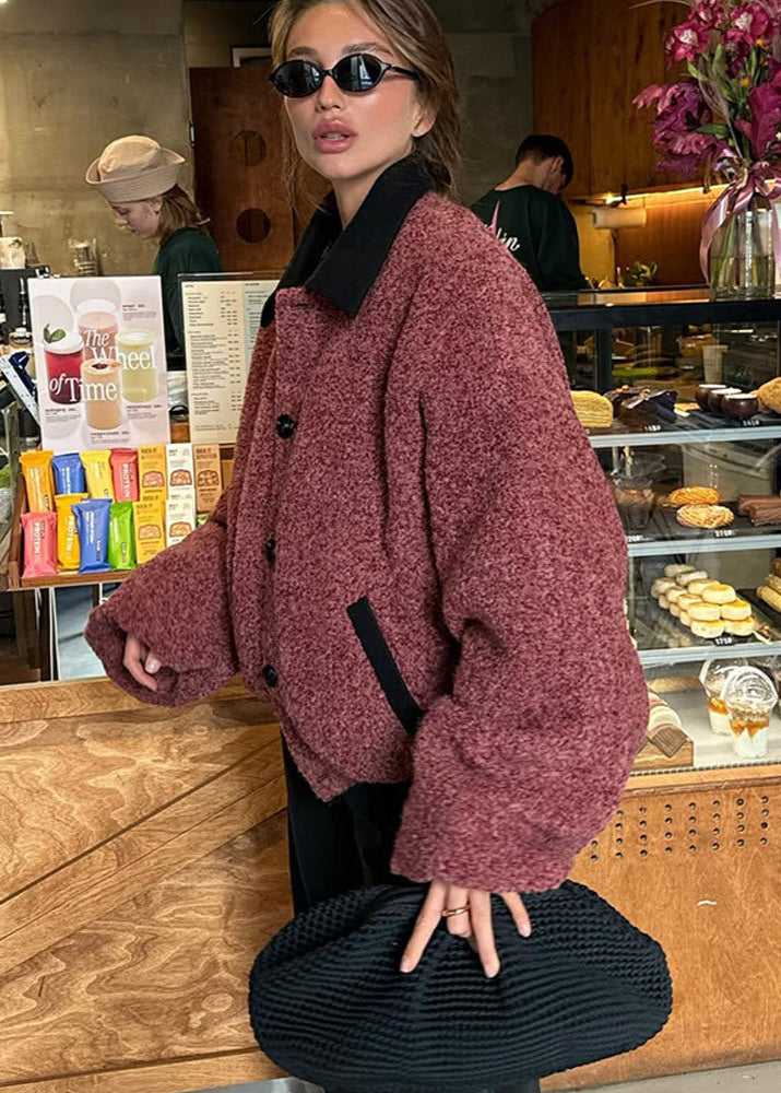 Stilla | Teddy Bouclé Jakke - Smart Oversized-stil