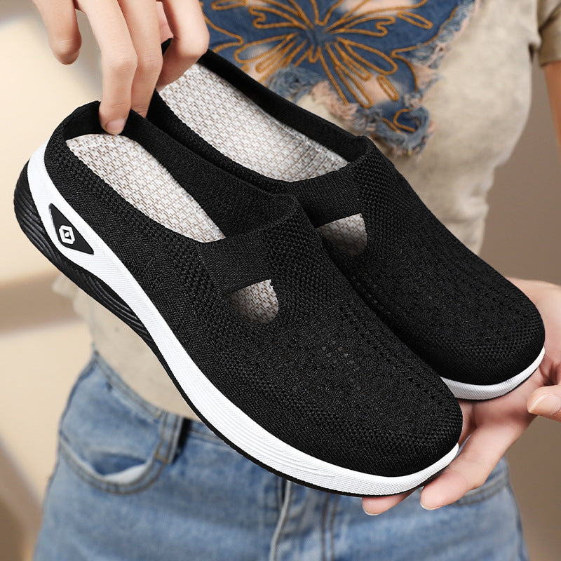 Dame Behagelige Slip-On Fritidssko med åndbart overmateriale og fleksibelt såleprofil Stilla