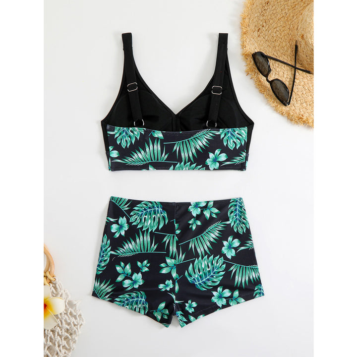 Dame højtydende crop-top svømmesæt Stilla