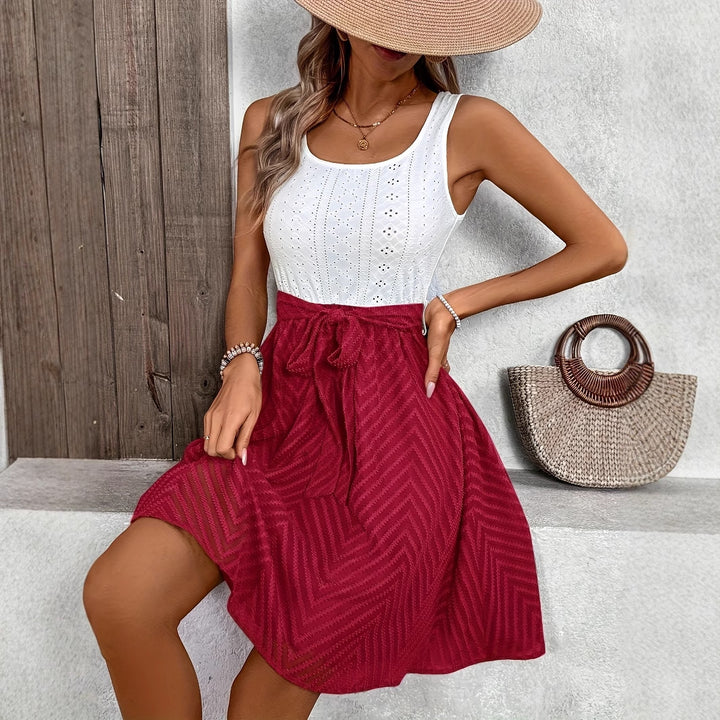 Dame Smart Sommer Midi-Nederdel Stilla