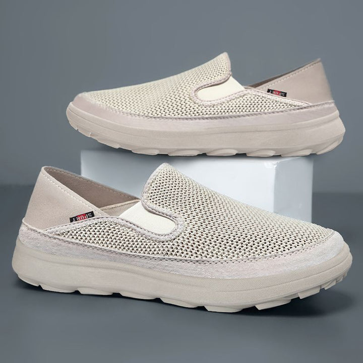 Dame Let Slip-On Åndbare Sneakers med Fleksibelt Mesh-Design Stilla