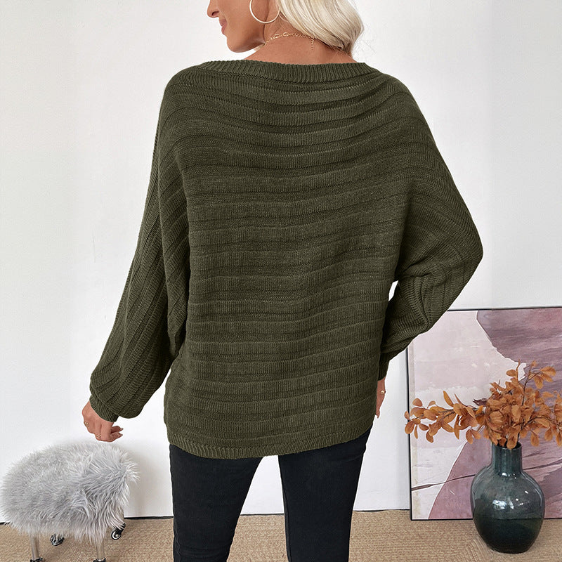 Kvinder Off-Shoulder Strik Sweater Stilla