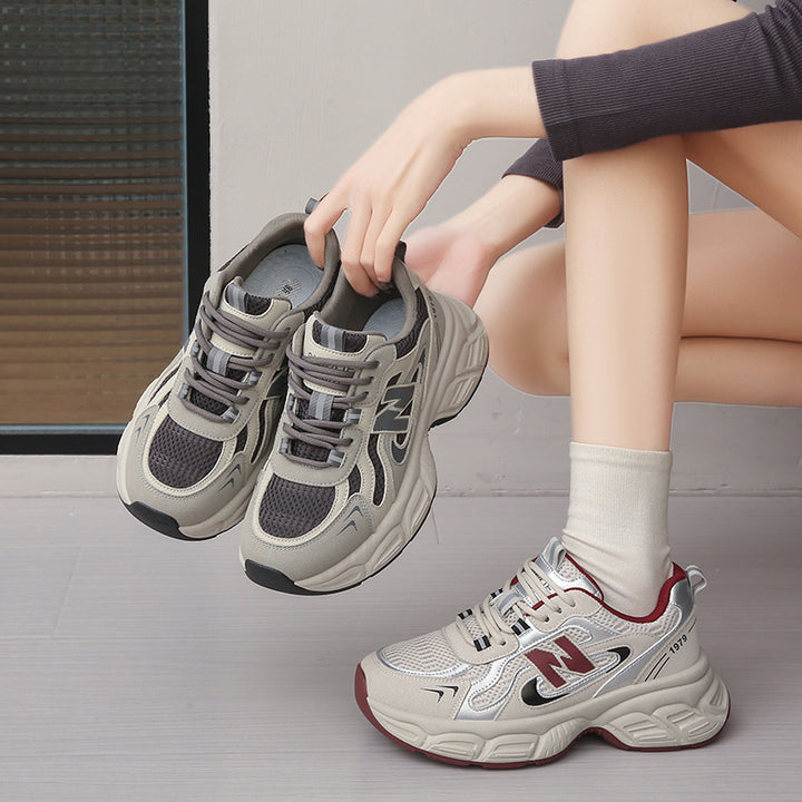 Dame Sporty Sneakers med stødabsorberende konstruktion og åndbar mesh-overflade Stilla