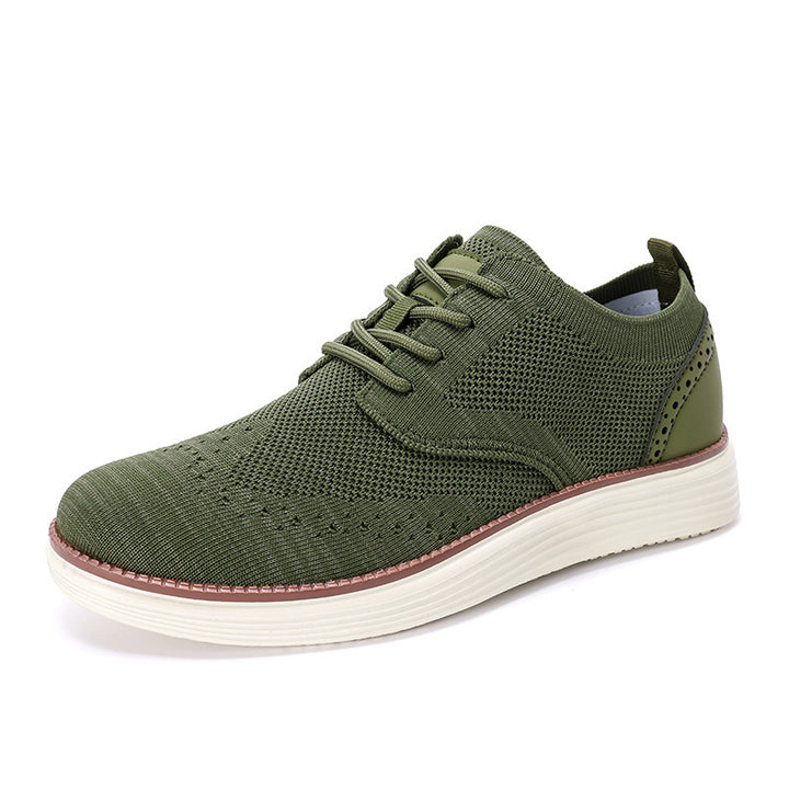 Herrer nan strikket Oxford-sneaker med wingtip-perforering og superlet EVA-sål Skovae