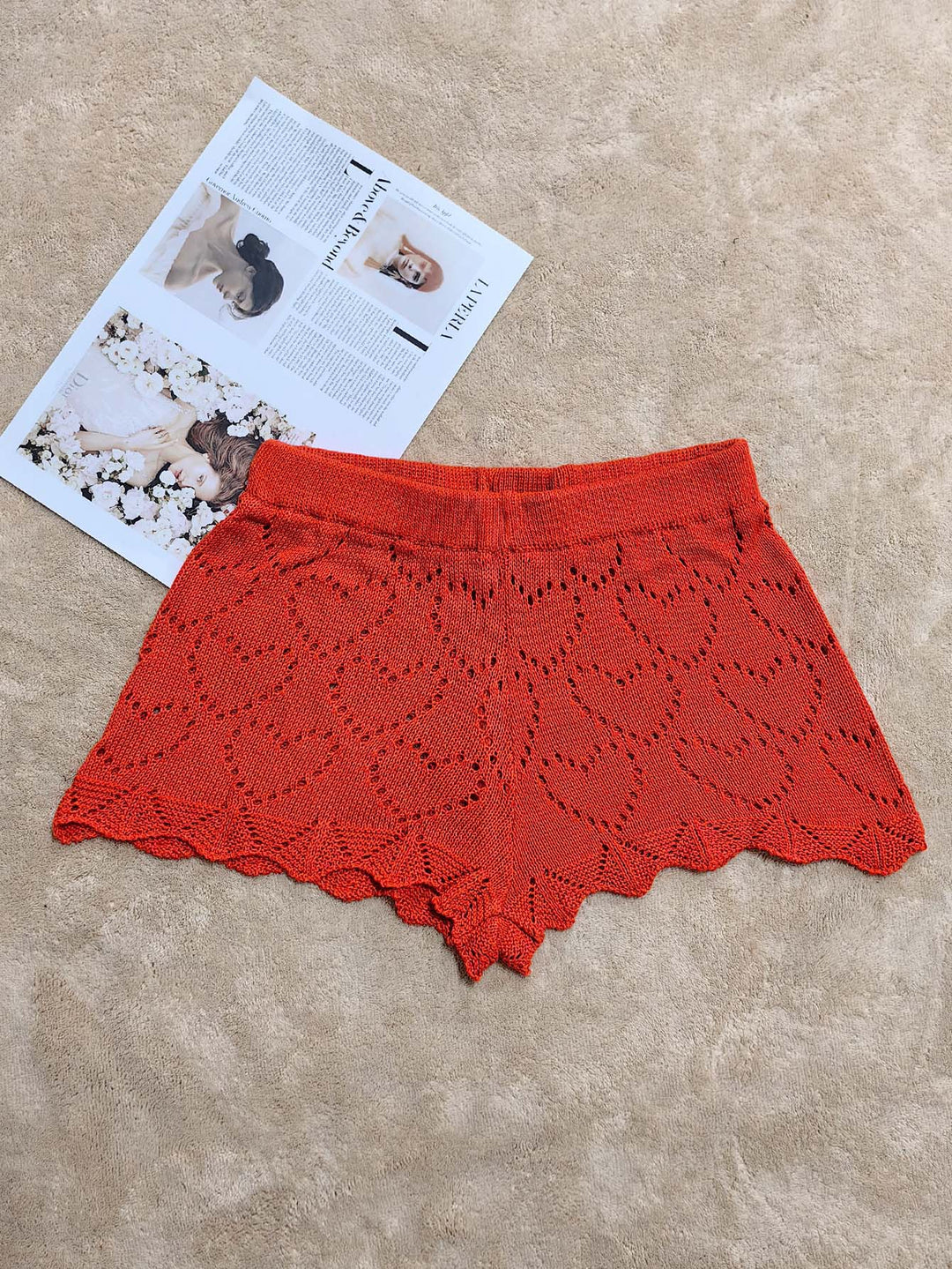 Dame hæklede strandshorts Skovae