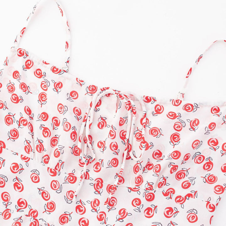 Dame sommerkjole med legesygt blomsterdesign Stilla