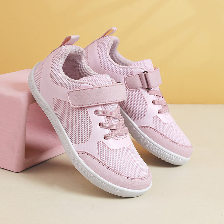 Unisex nan lette mesh-sneakers med elastisk snørebåndsystem, velcro og EVA-mellemsål Skovae