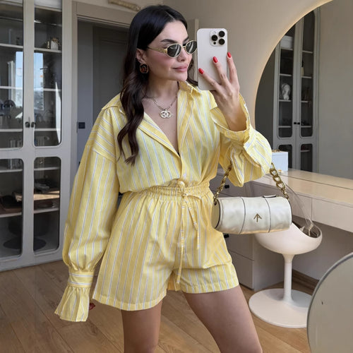Dame Mode Overall med elastisk talje Stilla