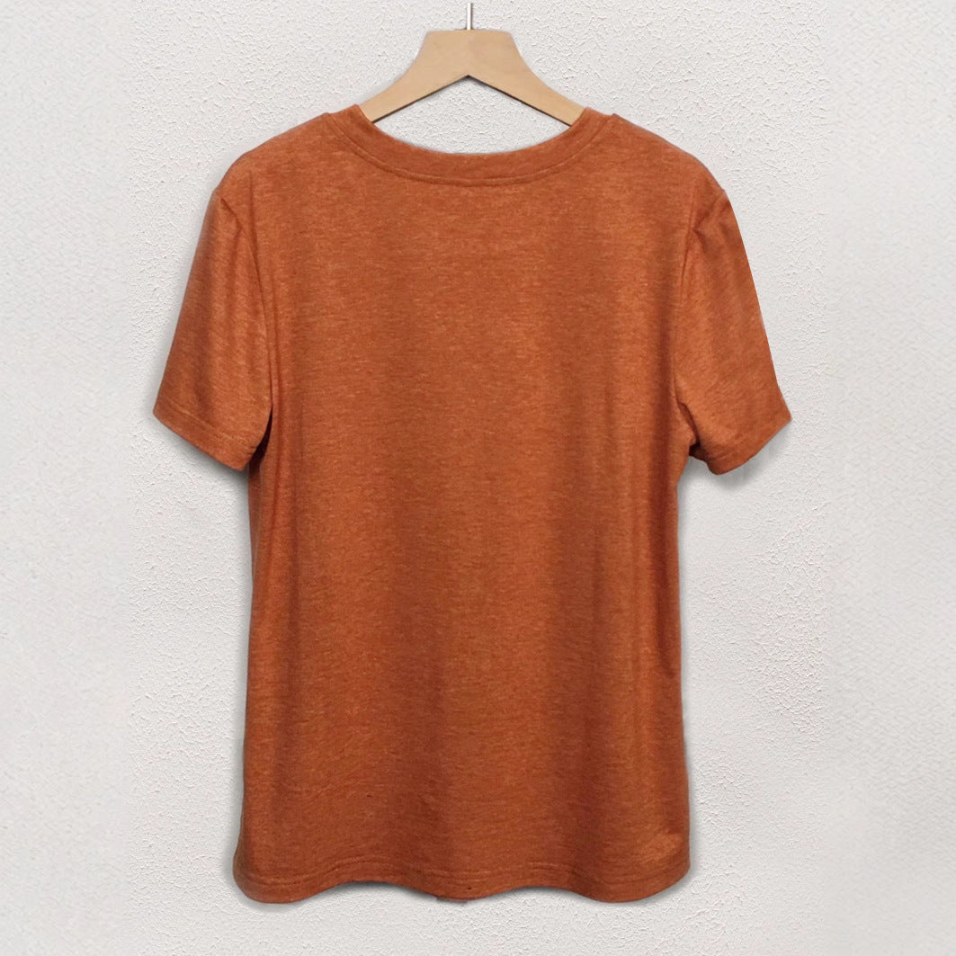Dame T-shirt med stilfuld drapering Stilla