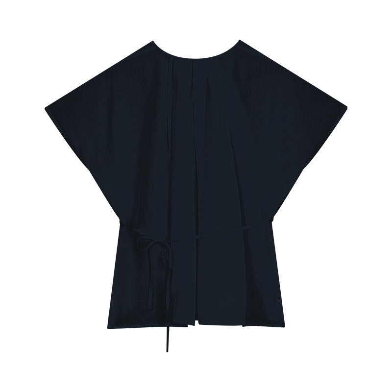 Dame komfortabelt Kaftan-overdel med elastisk talje bånd og moderne snit Stilla