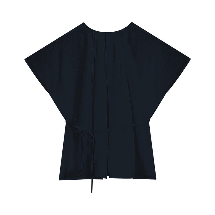 Dame komfortabelt Kaftan-overdel med elastisk talje bånd og moderne snit Stilla